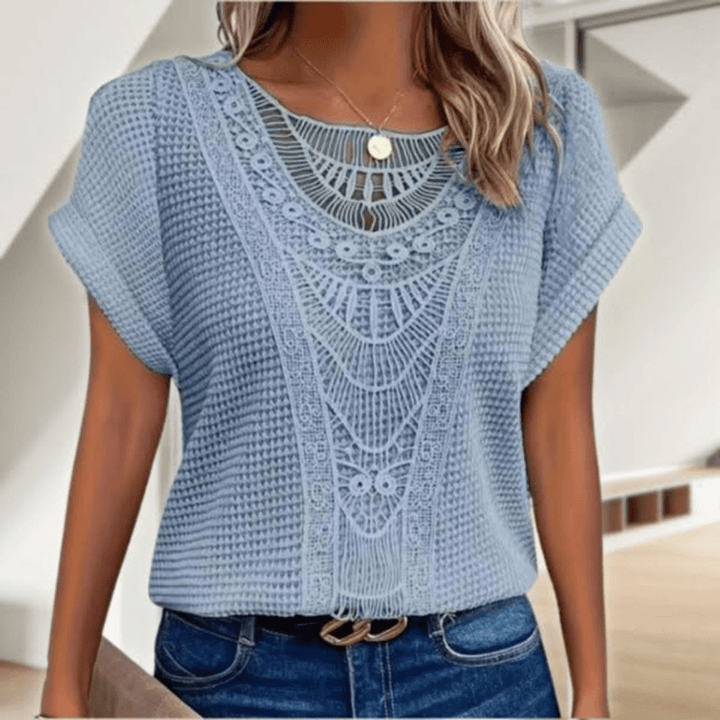 The Simone Artisanal Heritage Blouse