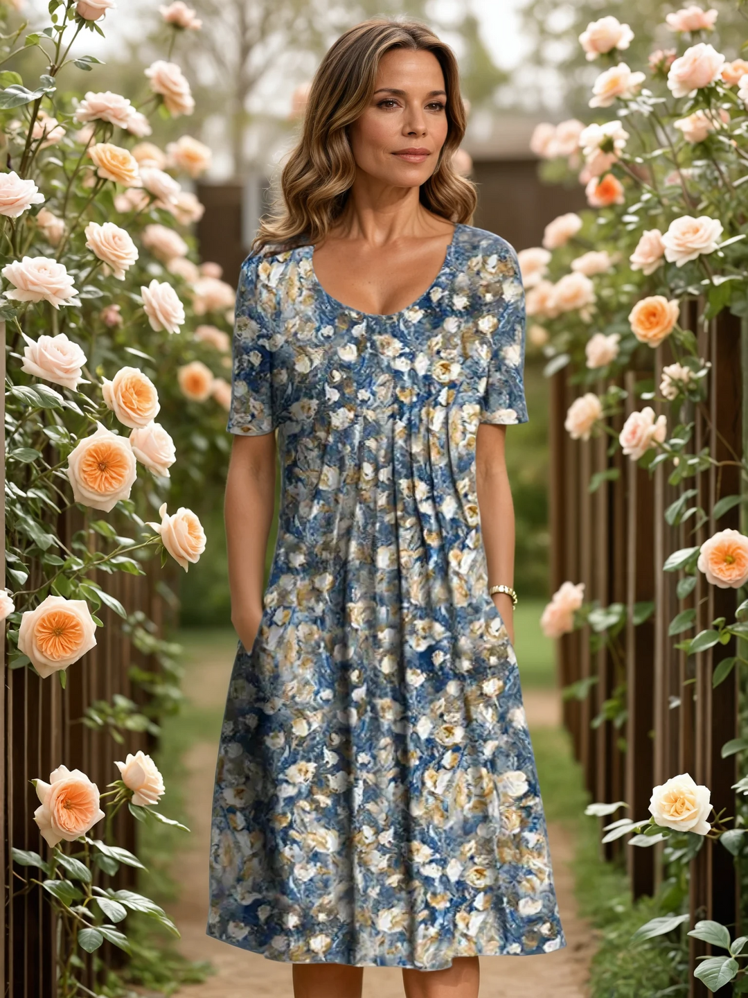 The Marianne Effortless Pleated Gown