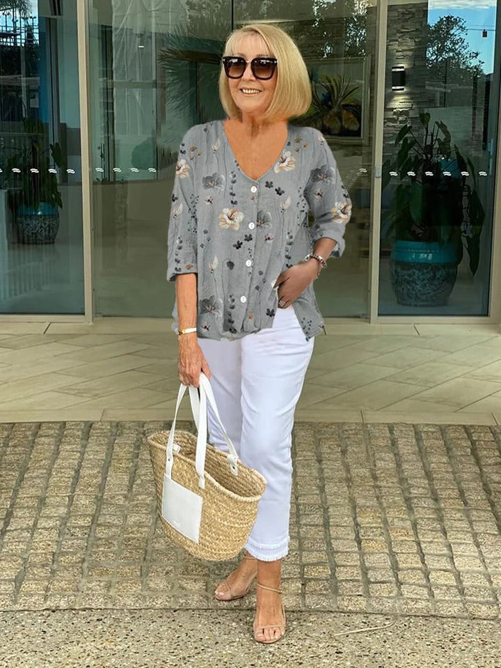 The Anita Effortless Floral Blouse