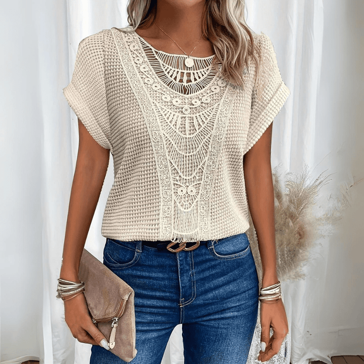 The Simone Artisanal Heritage Blouse