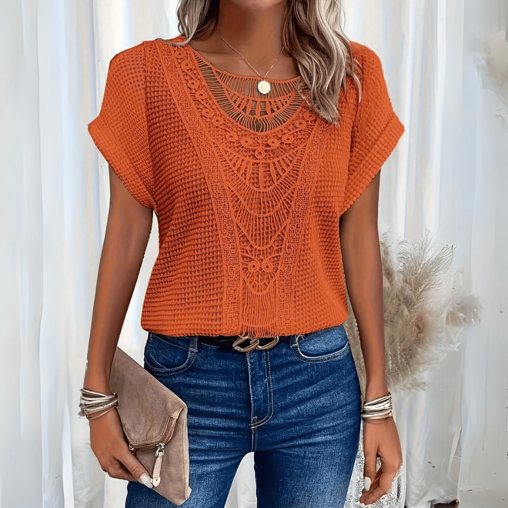 The Simone Artisanal Heritage Blouse