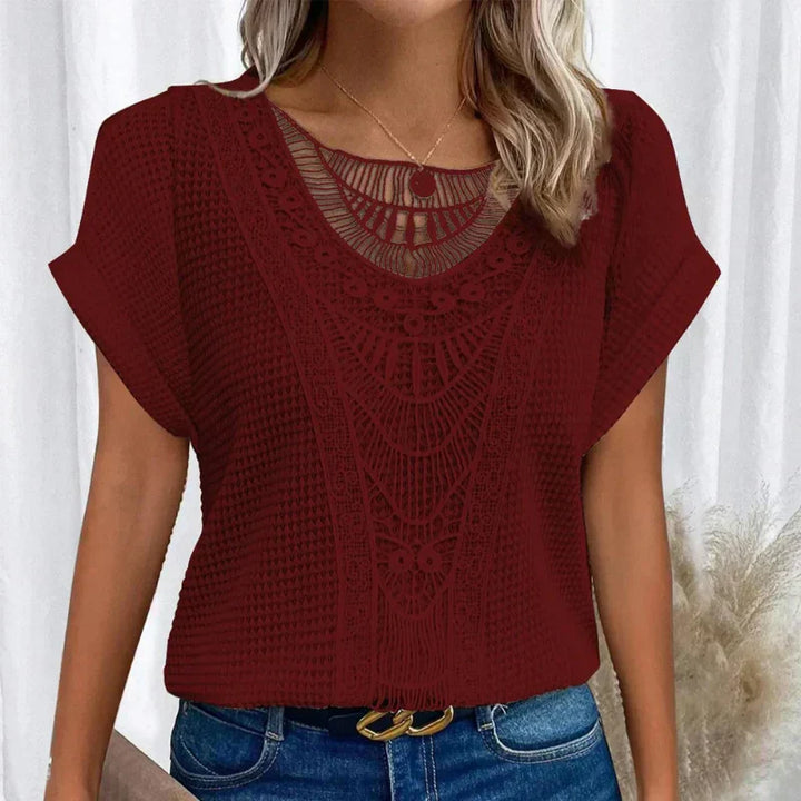 The Simone Artisanal Heritage Blouse