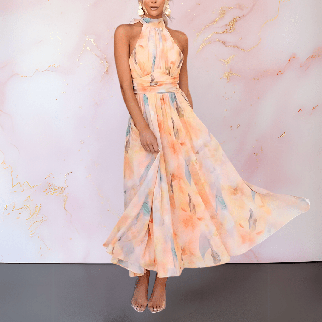 The Esther Artisanal Watercolour Gown